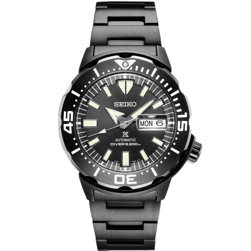 精工（SEIKO）手表prospex系列海洋公益特别款怪兽复刻水鬼夜光潜水男士机械表 SRPD29