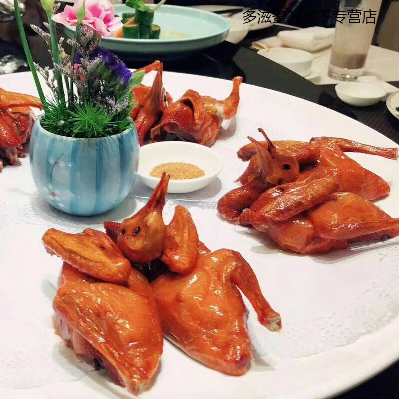 新食道脆皮乳鸽油炸鸽子腌制冷冻半成品餐饮商用烤乳鸽