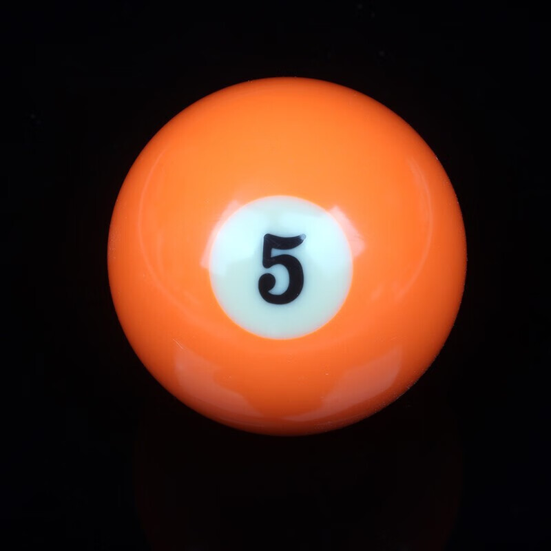 2mm美式黑八球斯诺克桌球水晶球散装 tqz001 台球子 5号球