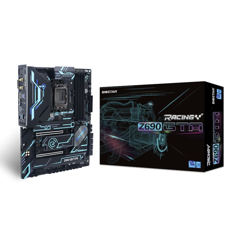 映泰 (BIOSTAR) Z690GTA主板支持DDR4内存/12900K/12700K/12600KF（Intel Z690/LGA 1700）