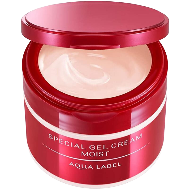 资生堂（Shiseido）【JD物流 日本直邮】水之印五合一胶原弹力面霜90g 清爽啫喱凝胶 面霜 (红罐-高保湿)