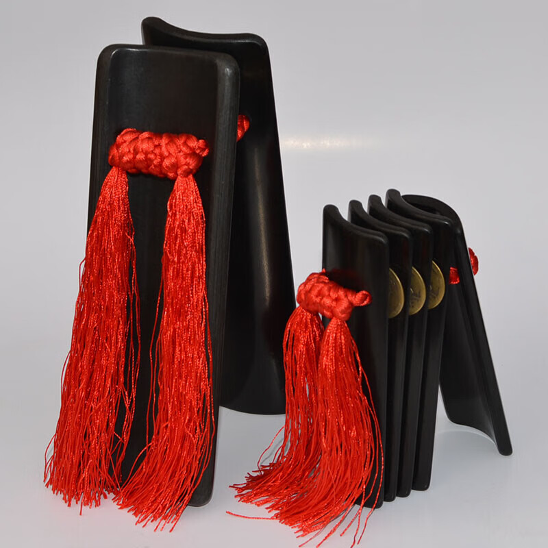 山东水煮快板初学入门表演竹板儿童款款可选绒布袋 黑色成人款