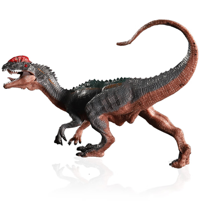 仿真恐龙动物模型玩具静态摆件宝宝早教认知儿童生日礼物 双冠龙