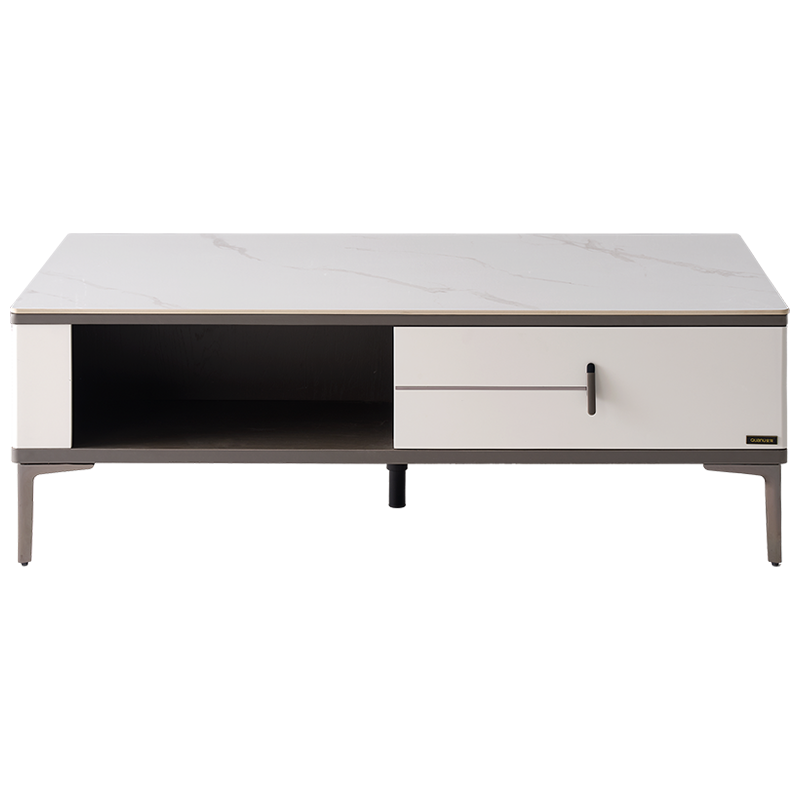 全友家居 茶几现代简约客厅岩板茶桌小户型储物家具DW1081 茶几(岩板)