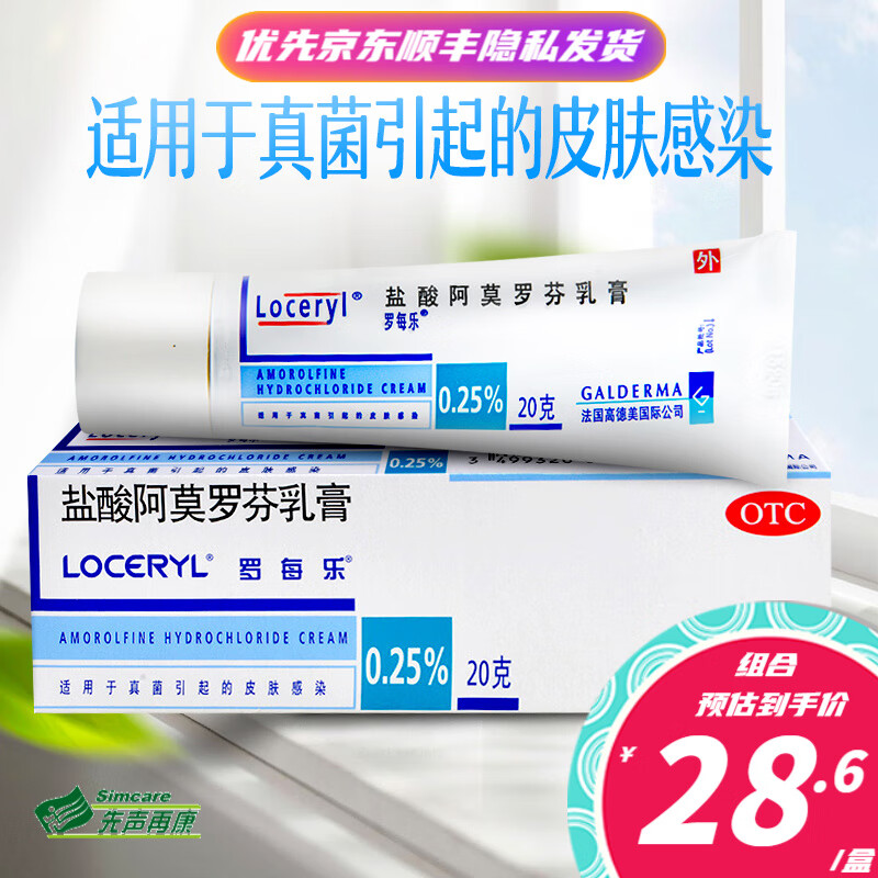 罗每乐盐酸阿莫罗芬乳膏价格走势及口碑评测