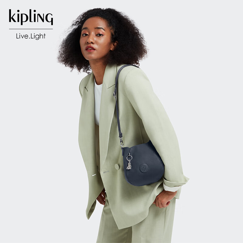 KIPLING女款轻便帆布时尚百搭潮流可爱小包水桶包单肩手提斜挎包|INNA