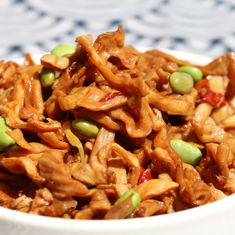 虎钢馋【送煎饼】邳州香辣鸡肚丝开袋即食小吃新沂徐州特产下饭菜