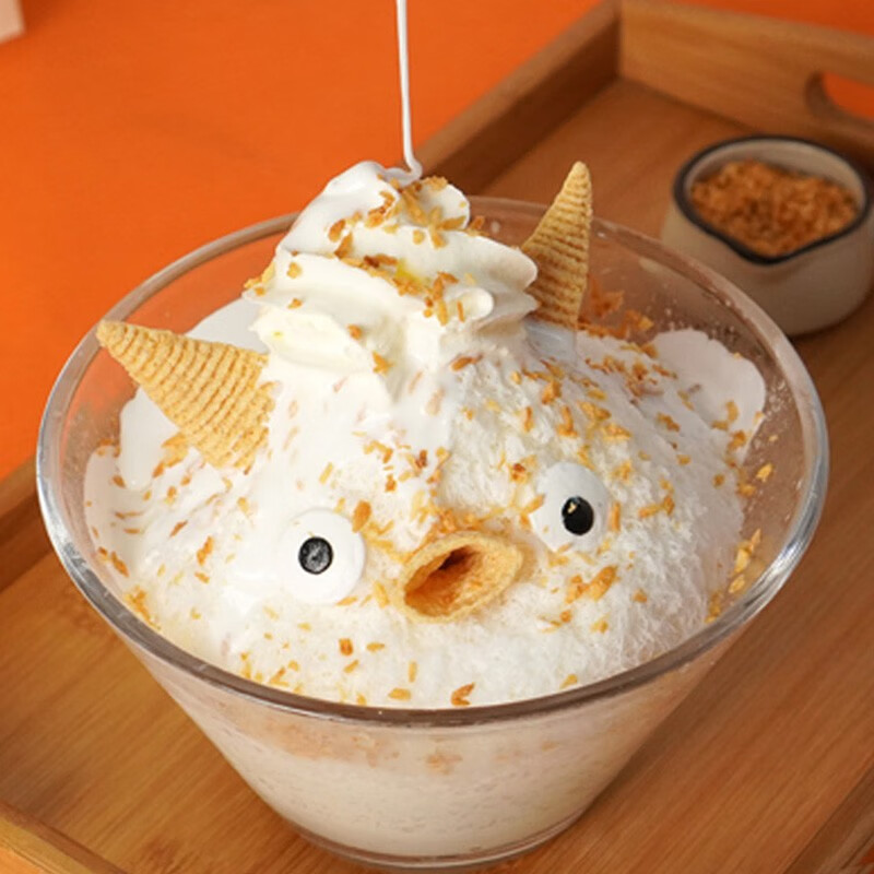 boss blend创实 韩式雪冰粉 雪花冰粉牛奶味雪冰原料绵绵冰粉原材料