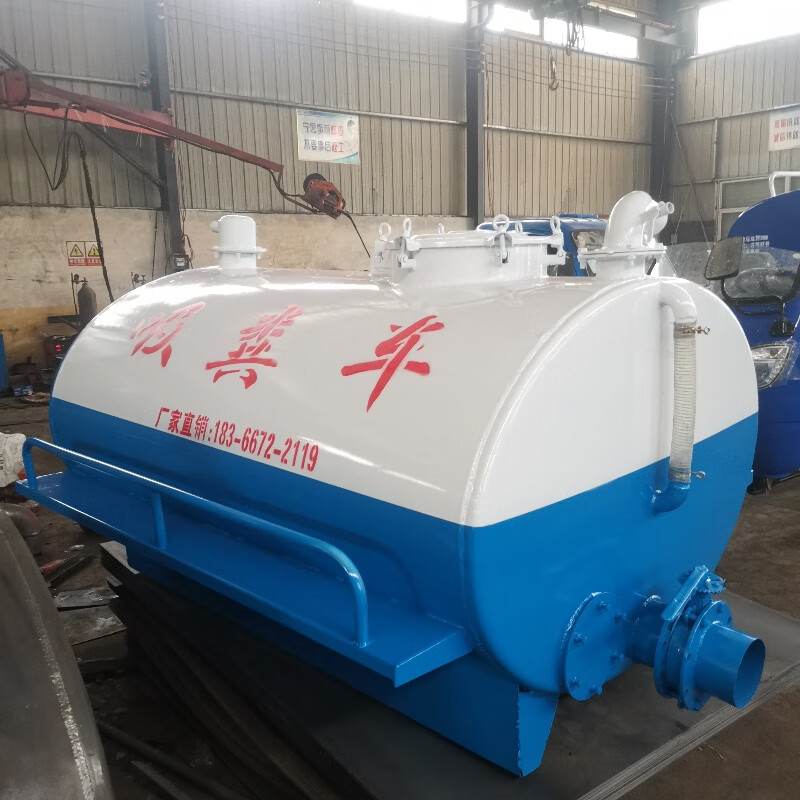 2吨3吨吸粪罐定制抽粪车罐体真空泵吸污车液压罐 碳钢 3方