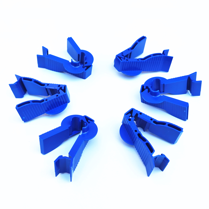 腹透用品蓝夹子导管流量夹做腹膜透析液用管路夹6个装