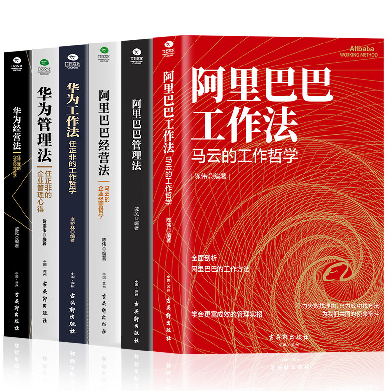 全套6册企业管理书籍管理法经营法华为经营