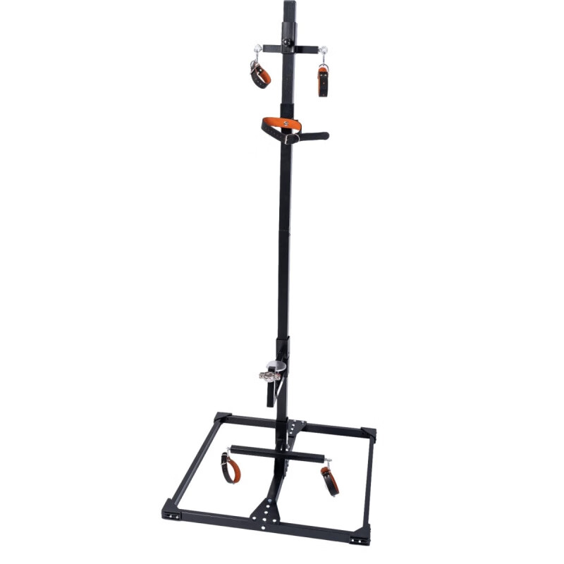 bdsm皮带款站立十字架惩罚刑具固定捆绑束缚刑架下体调