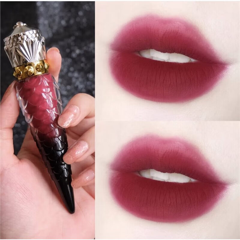 萝卜丁女王权杖cl哑光唇釉送女友闺蜜好友生日礼物 树莓色009f唇 