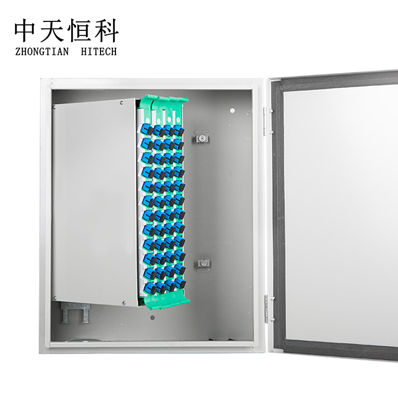 中天恒科 1分16插片式分纤箱 16芯光分路箱光纤光缆分纤箱分光器 zt