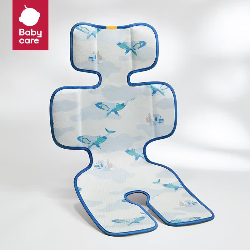 babycare冰丝车席透气婴儿宝宝手推车凉席餐椅垫春夏38*70CM凯斯利飞鲸高性价比高么？