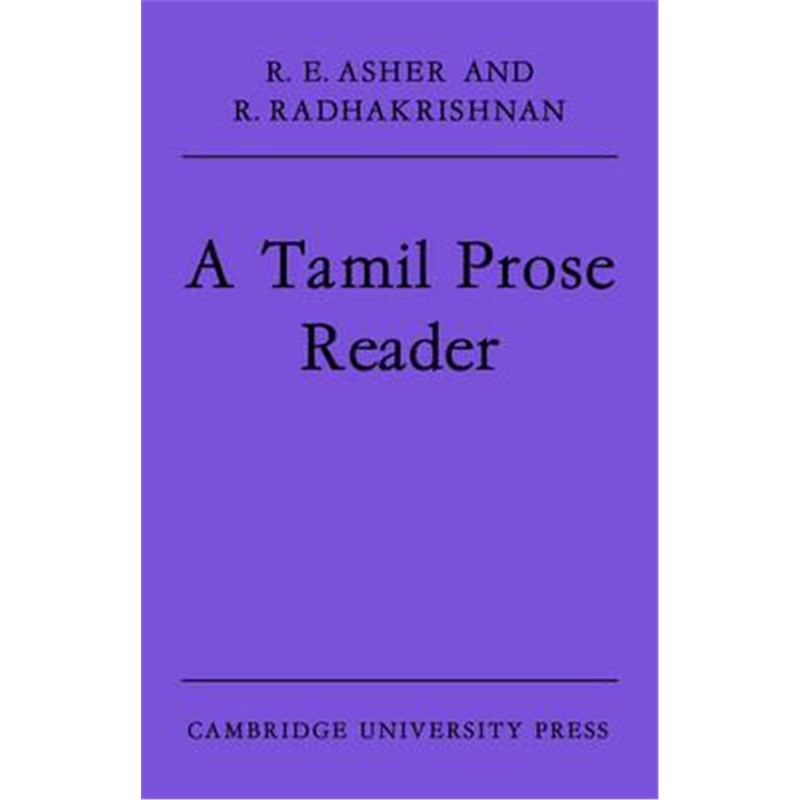 预订A Tamil Prose Reader