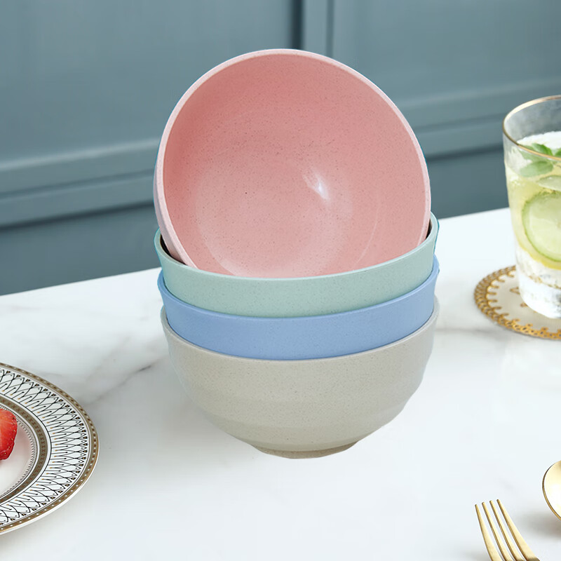 [加厚6寸碗]混色4个装 直径15