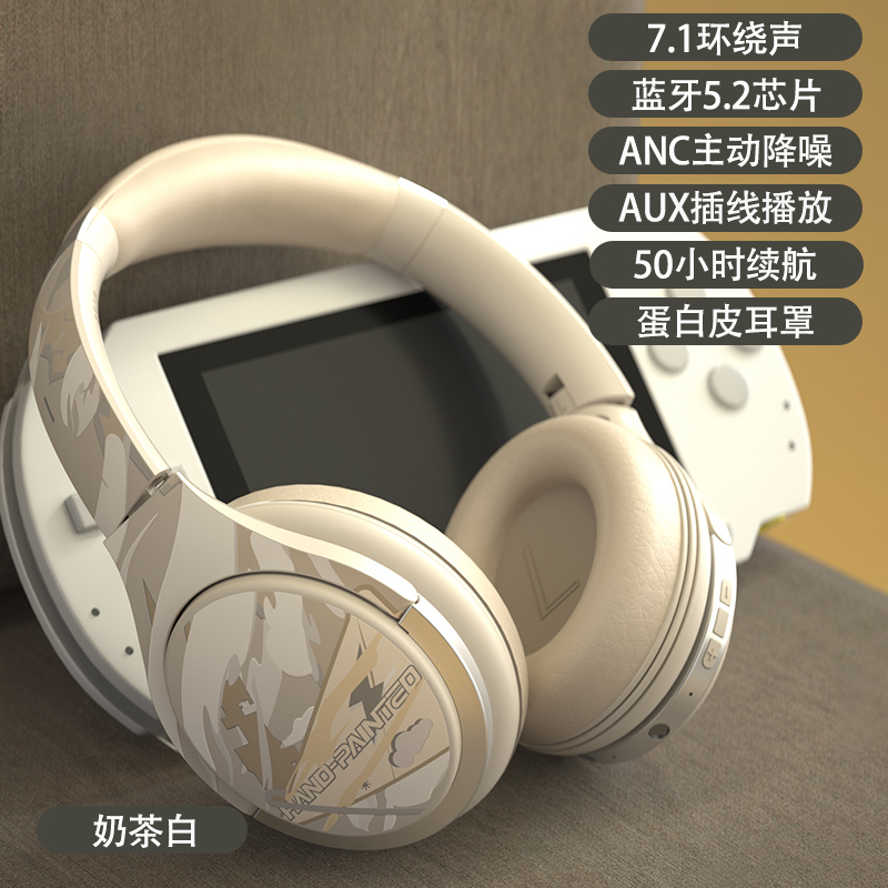 apple苹果头戴式蓝牙耳机适用于无线隔音耳罩电脑耳麦anc主动降噪