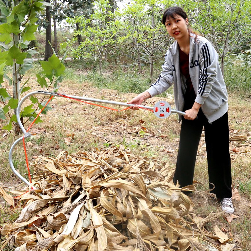 元族玉米秸秆打捆机捆杆神器小型捆绑器收紧压捆稻草苞米杆打捆 打捆