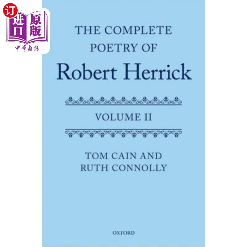 海外直订complete poetry of robert herrick 完成罗伯特·赫里克的