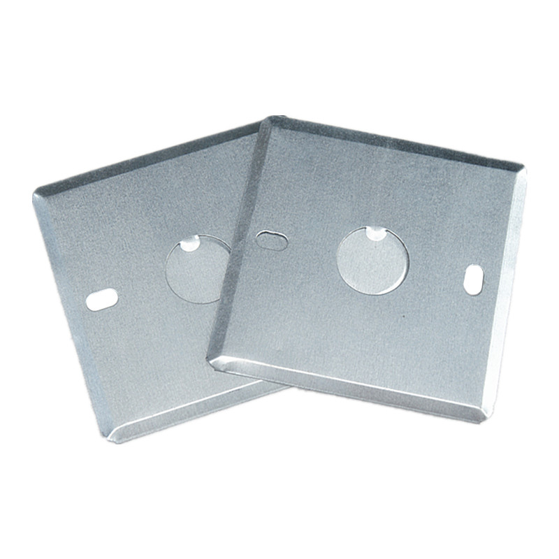 86型金属接线盒盖板开关暗盒盖板插座底盒面板铁线盒盖板 方盖板20孔