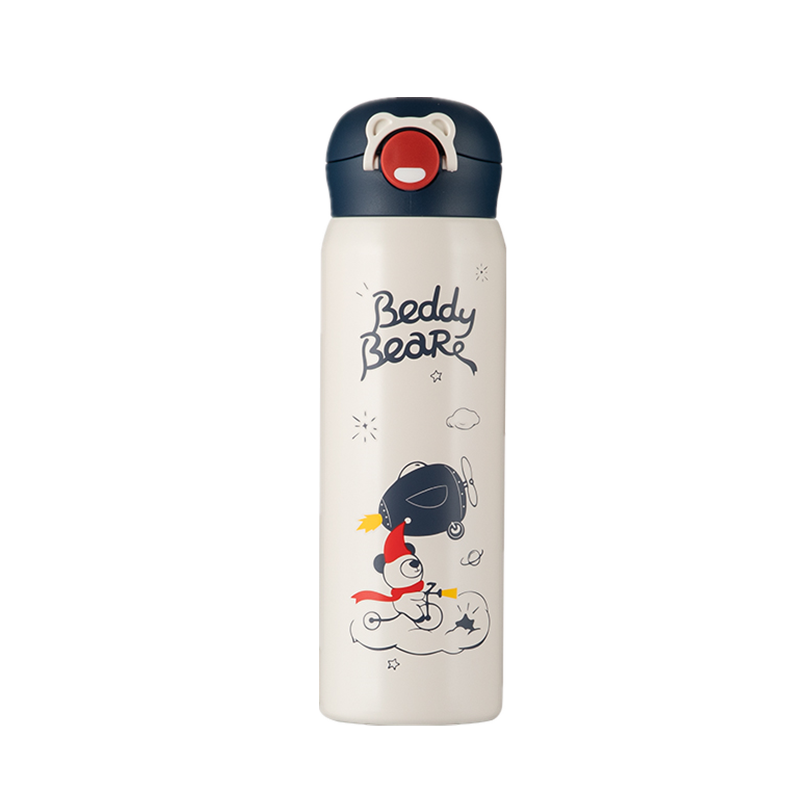 杯具熊（BEDDYBEAR）直身保溫杯女士470ml網(wǎng)紅款可愛少女心小學(xué)生316不銹鋼水杯 星云探險 470ml（無縫內(nèi)膽）