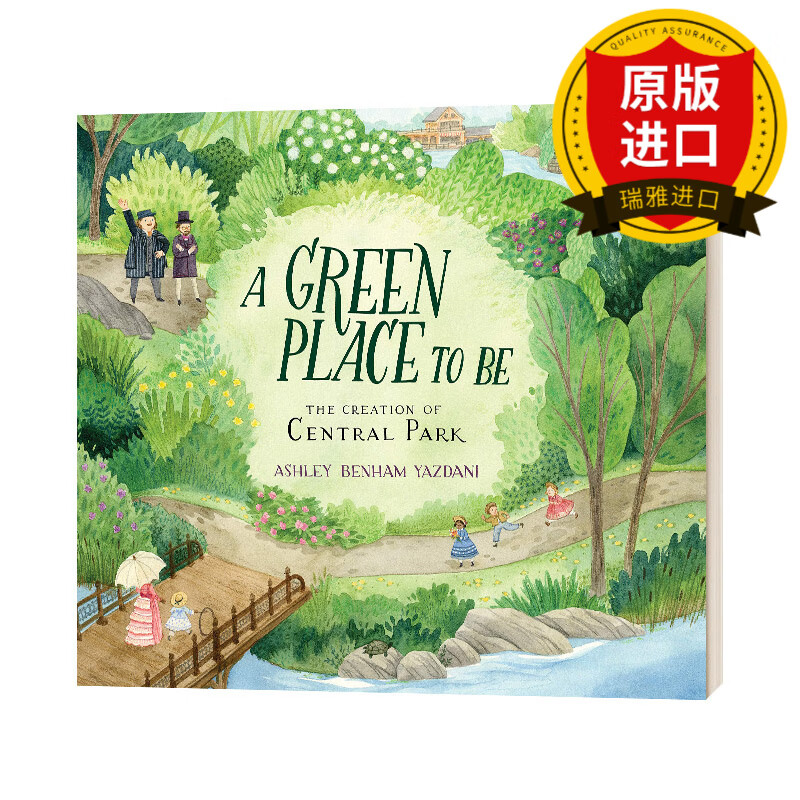 英文原版 a green place to be the creation of central park 一个