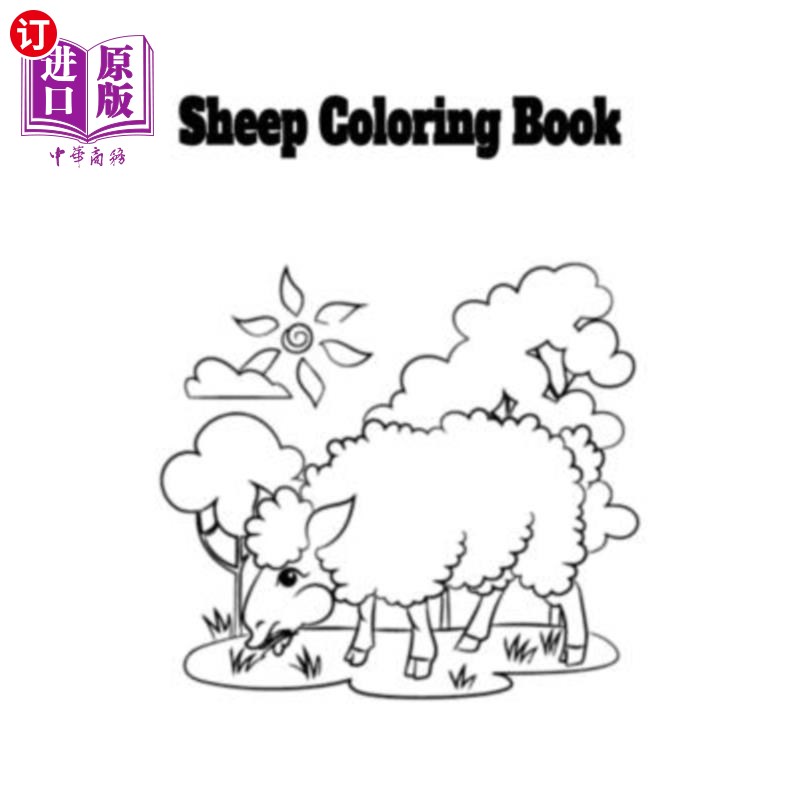 【中商海外直订】sheep coloring book