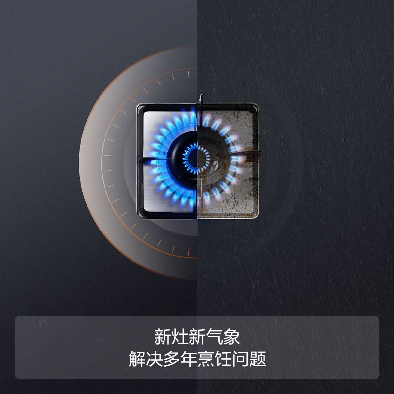 方太燃气灶（天然气）家用嵌入式不锈钢双灶灶具 4.2kW*猛火灶台 一级能效 JZT-TH33G