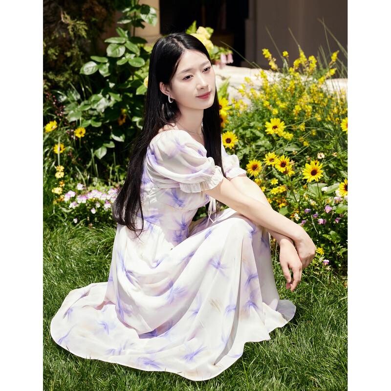 ��ˮ���˷�ʽ���ŷ�������ȹ�ļ��¿�Ůװѩ��ӡ���г�ȹ�� 