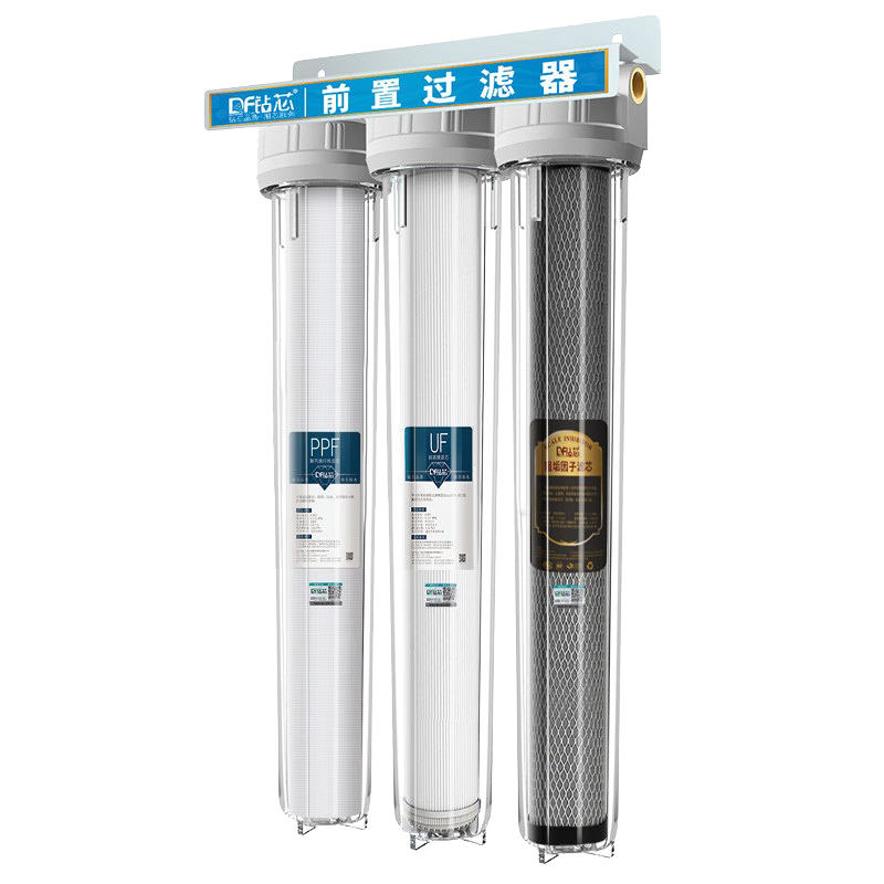钻芯 净水器家用厨房厨下式净水机自来水前置过滤器 20寸超滤阻垢前置过滤【6分口】 10寸通用
