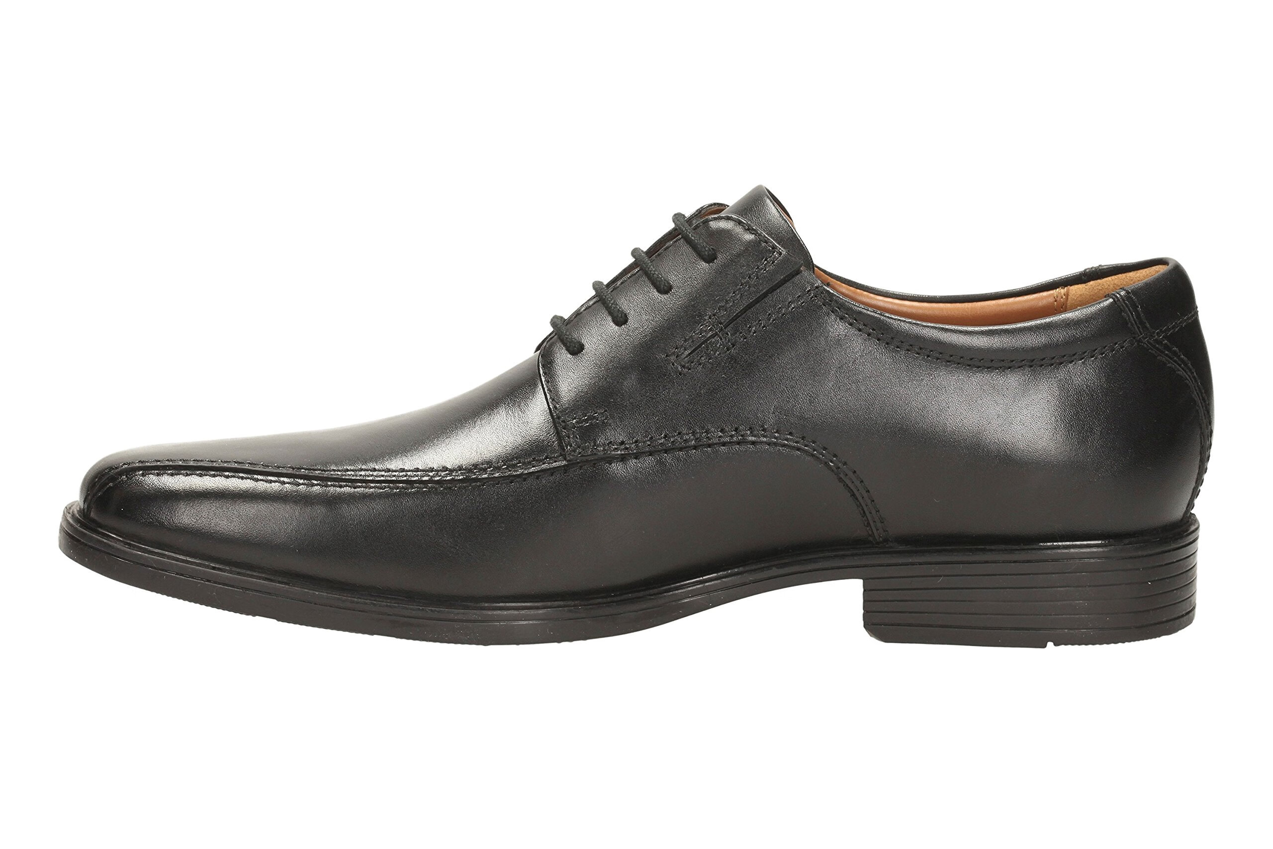 Clarks 其乐男鞋Tilden Walk牛津鞋 休闲鞋舒适百搭皮革系带皮鞋男 Black Leather 40 (7.5 US)