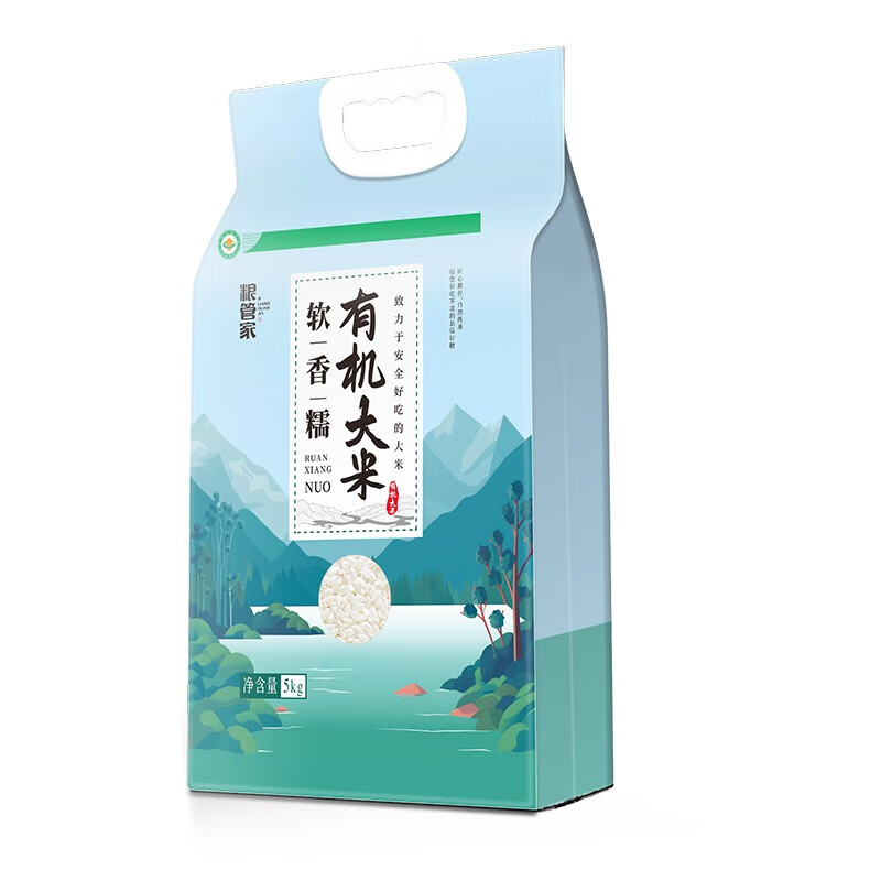 粮管家崇明有机大米5kg10斤