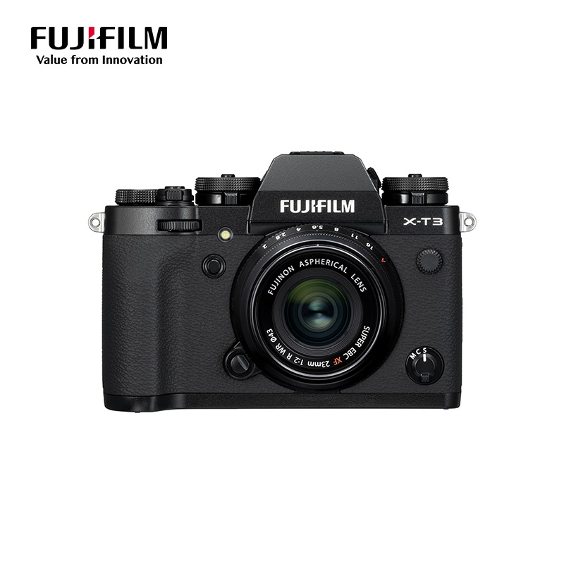 富士（FUJIFILM）X-T3/XT3 微单相机 套机 黑色（23mm F2定焦镜头 ) 2610万像素 不含充电器和闪光灯