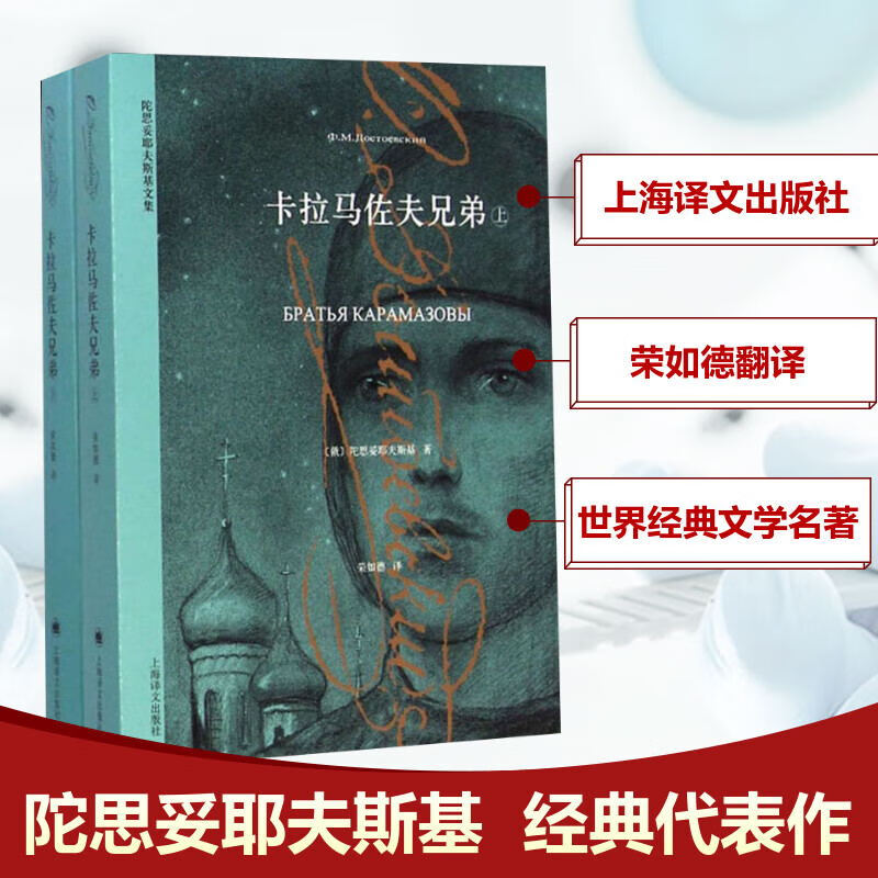 卡拉马佐夫兄弟(全2册) (俄)陀思妥耶夫斯基 著 荣如德 译 中信书店