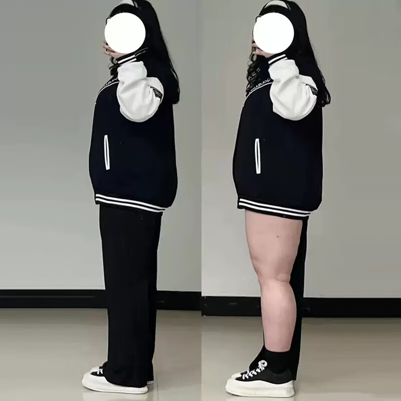 喻小熊矮个子微胖女生阔腿裤胯大腿粗胖mm女夏季新款大码显瘦冰丝直筒