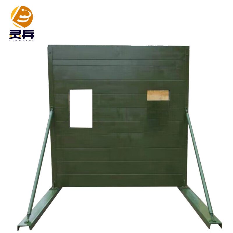 灵兵 双口矮墙 训练器材拓展体能训练大型器材 木质双口矮墙 1.5*1.5m