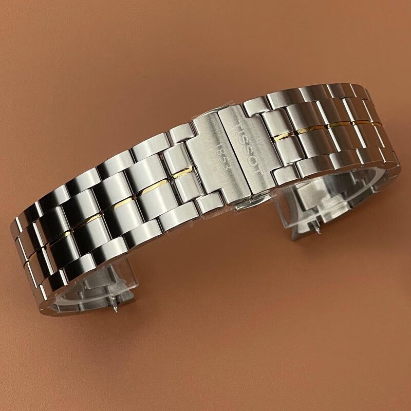 天梭手表表带 原装天梭1853豪致系列t086原厂表带 t086407a t086408a