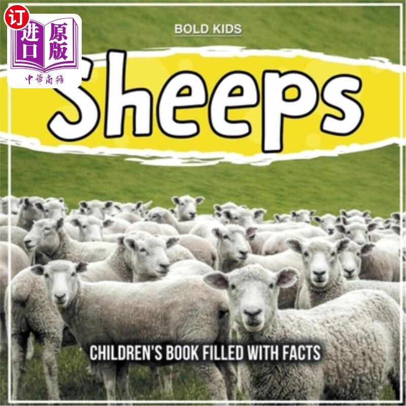海外直订sheeps: childrens book filled with facts 绵羊:充满事实