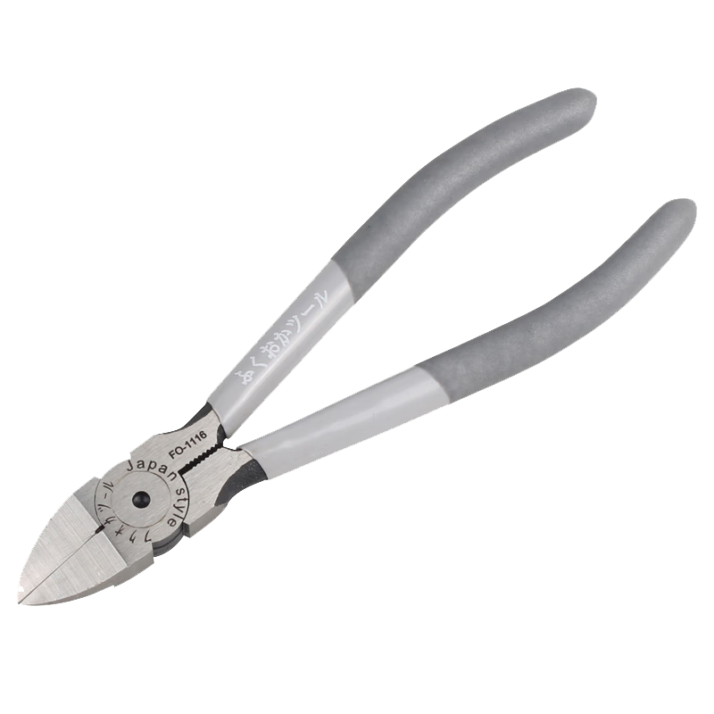 釰福岡工具家用電子水口鉗剪模型塑料工業(yè)級斜嘴剪斜口鉗子鋒芒6寸