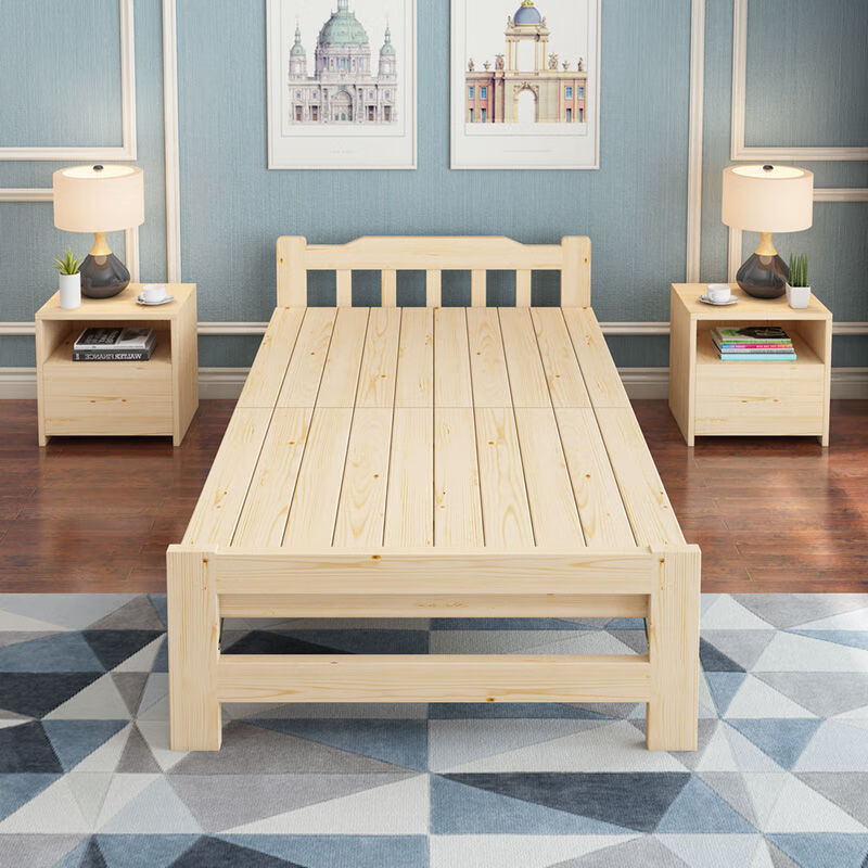 空梦折叠床单人床双人床家用经济办公室实木出租房小床午休床 床板