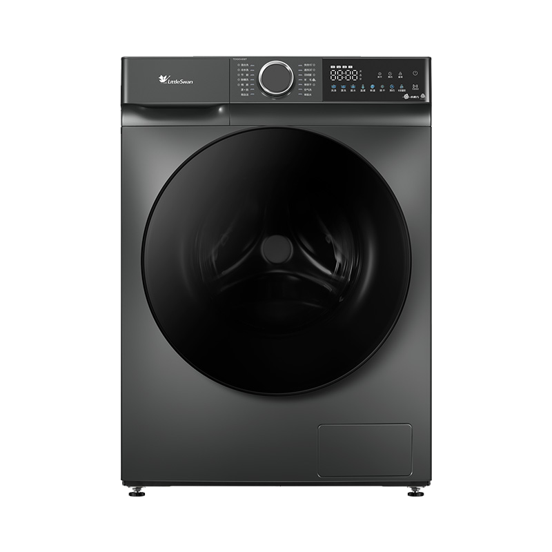 小天鹅（LittleSwan）洗衣机全自动滚筒 10公斤大容量洗烘一体机 水魔方护色护形 纤维烘干空气洗 1.1洗净比 TD100V618T