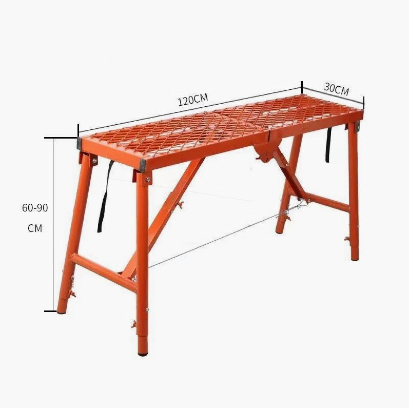 李绅德国进口折叠马凳升降加厚便携式折叠凳子工地脚手架厂家直销折叠