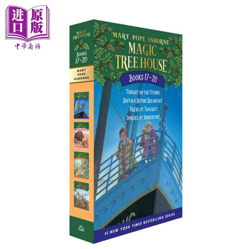 Magic Tree House Volumes 神奇树屋卷 17-20盒装 英文原版 进口原版 6到9岁 儿童章节桥梁书 Mary Pope Osborne