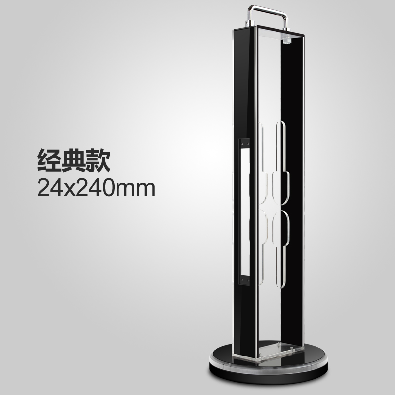 智能锁展示架智能锁展示架指纹锁锁架旋转亚克力透明材质带灯锁架子