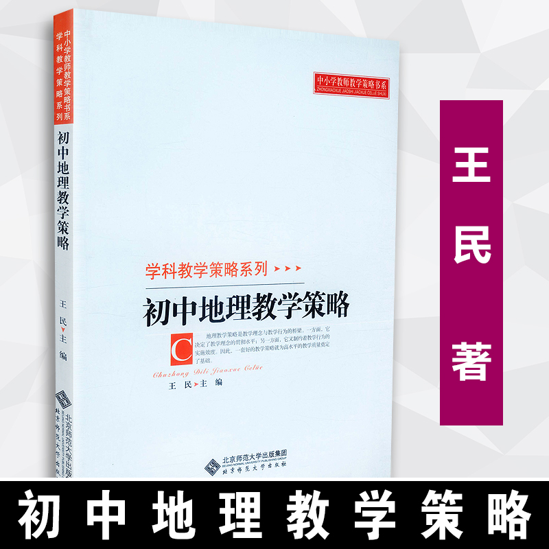 【正版速发】初中地理教学策略 王民 学科教学策略系列 中小学教师