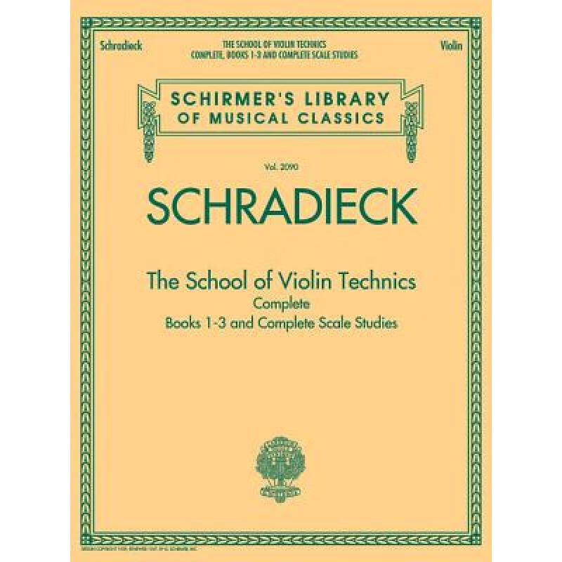预订 The School of Violin Technics Complete: Schi...