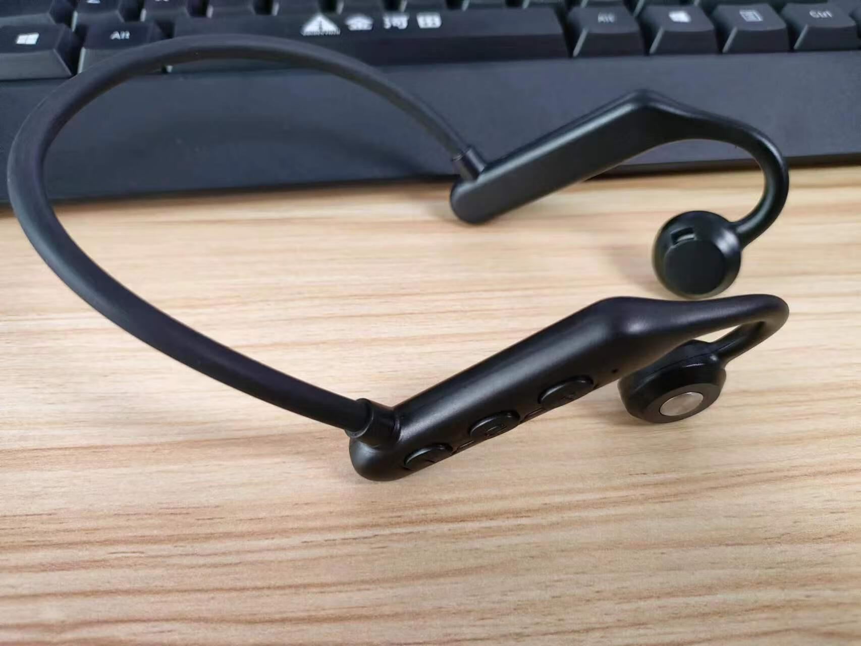 歌玥无线骨传导蓝牙耳机挂耳式运动适用于OPPO通用 骨传导裸机(不含充电线包装盒)