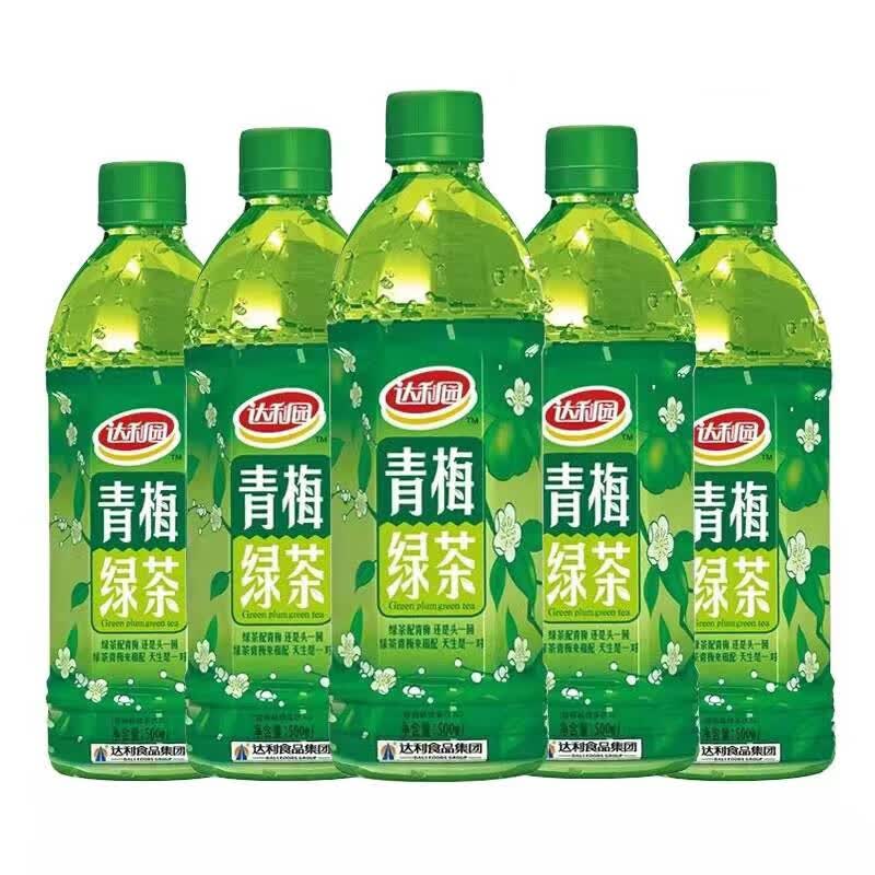 达利园青梅绿茶500ml瓶装果味茶饮料 青梅绿茶500ml*8瓶