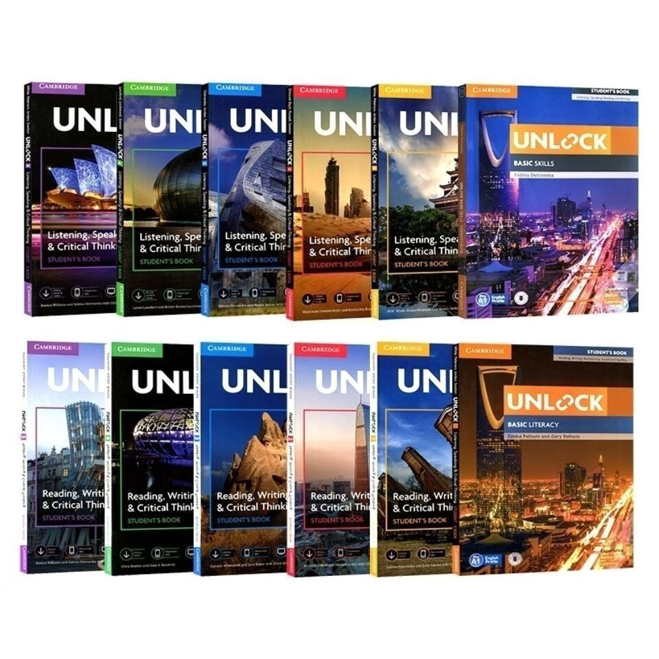 彩印新版Unlock 剑桥 听说+读写全